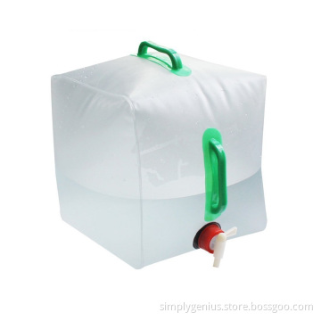 PVC cube water carrieer tank bag for Camping/Climbing/Picnic/Survival Emergency